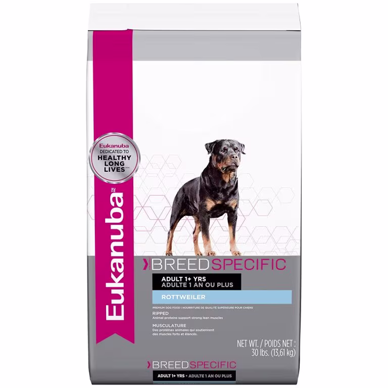 Pienso EUKANUBA  Rottweiler para perros adultos de esta raza