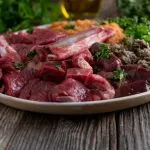 Comida congelada y cocinada